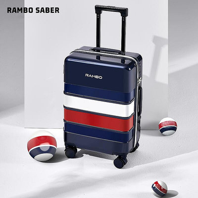 RAMBO行李箱20寸登機箱箱耐用超輕拉桿箱萬向輪十大