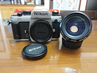 Nikon FA 高階底片相機＋35mm F2.0超大光圈廣角鏡