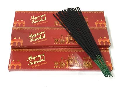[綺異館]印度香 邁索爾檀香 20入 沈著氣息 Mysore sandal incense sticks