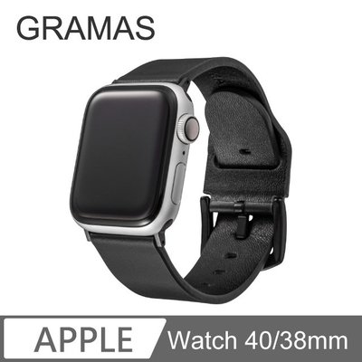 【現貨】ANCASE Gramas Apple Watch 38/40mm 義大利真皮錶帶