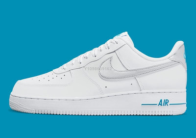 Nike Air Force1 LOW07 白藍 銀勾低幫休閒滑板鞋DR0142-100 男女鞋