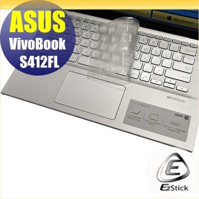 【Ezstick】ASUS S412 S412FL 奈米銀抗菌TPU 鍵盤保護膜 鍵盤膜