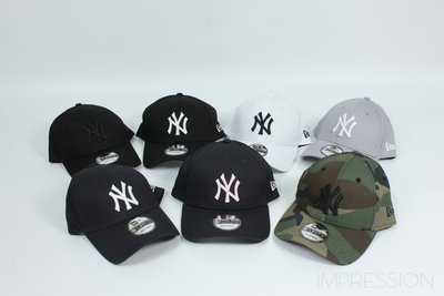 【IMPRESSION】New Era 9Forty NY Cap 老帽 棒球帽 黑 白 刺繡 洋基 紐約 七色 現貨