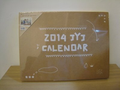 JYJ【JYJ 2014 桌曆+海報曆組】年曆 官方周邊(韓版) 海報 在中 有天 俊秀
