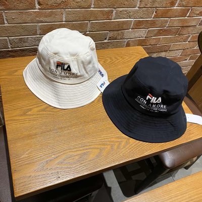 【熱賣精選】FILA漁夫帽新款很好看情侶款復古風-LK129451