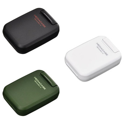 HAKUBA PORTABLE MEDIA CASE（S）SD/microSD記憶卡盒 共三色〔黑色HA371321/白色HA371314/軍綠HA37130〕