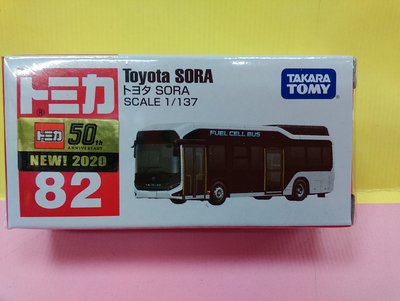 {育聖}NO.082 豐田 SORA 公車 巴士 tomica 多美小汽車 TM082A5