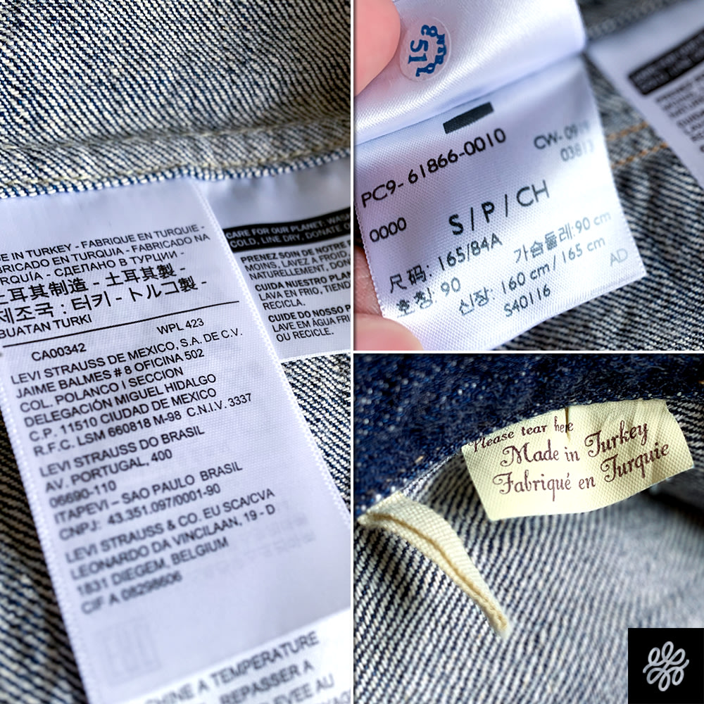 Levi's Vintage Clothing LVC 1880 牛仔外套夾克原色單寧美式打褶