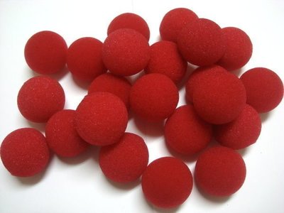 [魔術魂道具Shop] 美國原廠 ~ 高品質超軟海綿球 ~ 紅色2 吋 ~ 4顆裝 ~ 見品質測試影片!