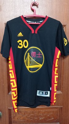 NBA金州勇士隊Stephen Curry羊年新年紀念球衣M號