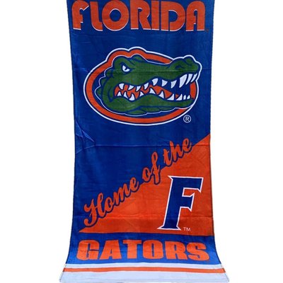 [現貨]美式大學NCAA大浴巾 佛羅里達短吻鱷Florida Gators美式足球 球迷浴袍游泳沙灘巾運動健身生日禮物