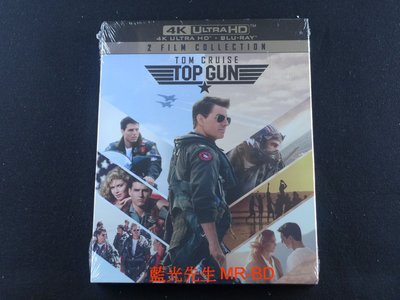 [藍光先生UHD] 捍衛戰士 1+2 UHD+BD 四碟套裝版 Top Gun