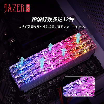 棘蛇記憶體RGB燈條DDR4 8G 16G 32G 3200 3600桌機機電腦記憶體套條