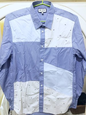 全新 PAUL & JOE Striped shirt Azure Men's Shirts