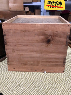 日本百年老木箱  松木木箱 打開蓋子有香味 木頭厚一厘米。大