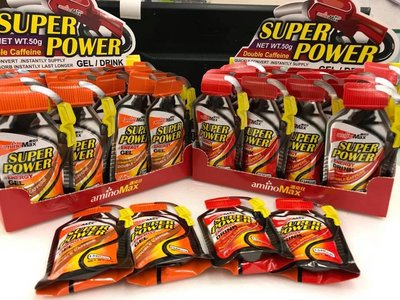 【速度公園】邁克仕 aminomax Super power 爆發型 持久型 能量包 蘋果、綜合水果 加油包裝超Q