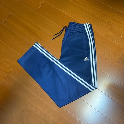 （Size S) Adidas 三線刷毛保暖刺繡長褲 （3M風褲）