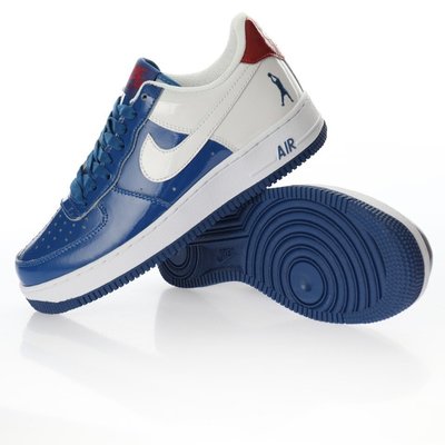 Nike Air Force 1 Low Sheed Blue Jay “漆皮皇家藍白酒紅” 滑板鞋306347-411