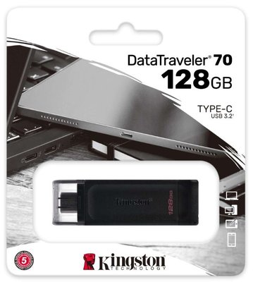 Kingston 金士頓 128GB USB 隨身碟 OTG TYPE-C DT70 手機隨身碟 平板隨身碟 USB-C