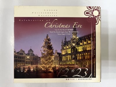 昀嫣音樂(CDa54)  歡慶平安夜 Christmas Eve 倫敦愛樂耶誕音樂會 貴族唱片 磨損 保存如圖 售出不退