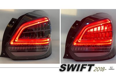 小傑車燈精品--全新 NEW SWIFT 2018 2019 18 19年賓士款 LED光柱 流光方向燈 尾燈 後燈