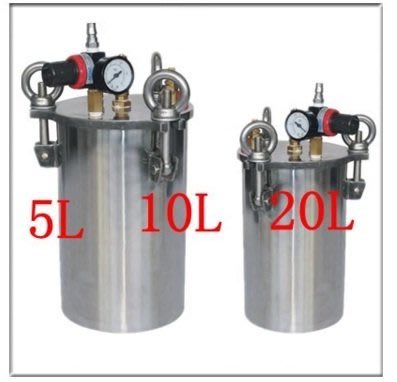 304不鏽鋼壓力桶、碳鋼壓力桶、真空桶、真空罐、點膠壓力罐全系列 加送配件 (3公升桶)