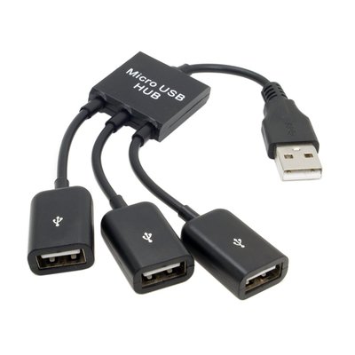 一分三USB擴增線 帶線擴充 USB外接 USB分接 USB擴充電腦筆電用擴充線 U2-054