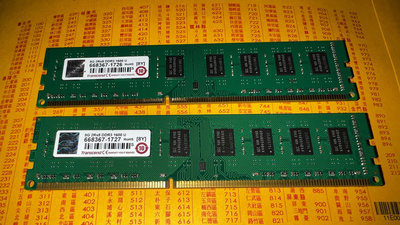 連號.創見8y.SEC顆 雙8G=16g(二手良品)1600桌機記憶體DDR3雙面16顆粒 2元起標