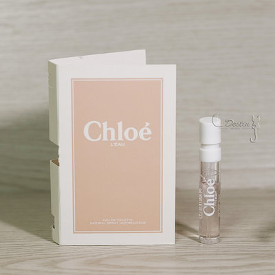 Chloe 粉漾玫瑰 L'Eau 女性淡香水 1.2ml 可噴式 試管香水