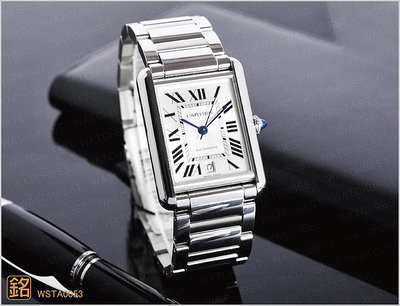 大銘腕錶 全新現貨 CARTIER 卡地亞 WSTA0053 TANK MUST系列 超大型款 CR124032