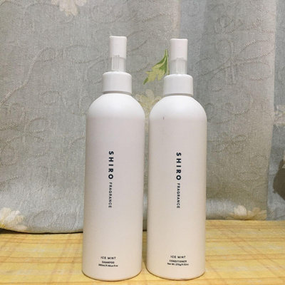 SHIRO 冰涼薄荷 洗髮精+潤髮乳 夏季限定 2023新款 日本北海道 自然植萃 簡約風格 高質感