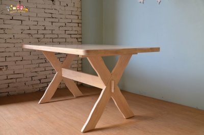 美希嚴選 X型餐桌 Poliform 北歐大師復刻椅/椅/時尚/經典打造135*80(cm)