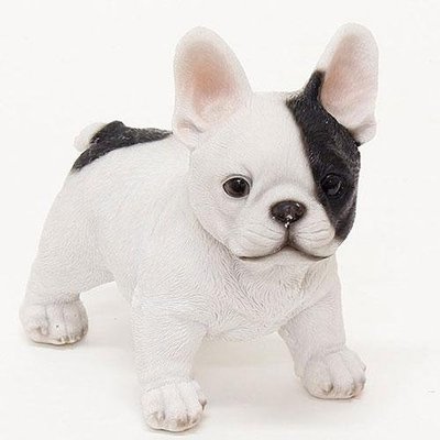 ˙ＴＯＭＡＴＯ生活雜鋪˙日本進口雜貨人氣療癒系動物黑白法鬥犬寶寶姿態波麗素材擺飾(預購)