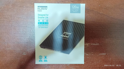 庫存全新未拆封 KLEVV 科賦 NEO N400 120GB 2.5" SATA 6Gb/s SSD 固態硬碟