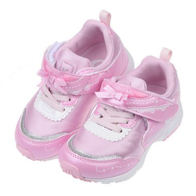童鞋(16~19公分)Moonstar日本粉紅色閃電競速兒童電燈機能運動鞋I1P614G