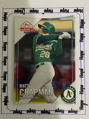 2019 Topps National Baseball Card Day - [Base] #20 - Matt Chapman