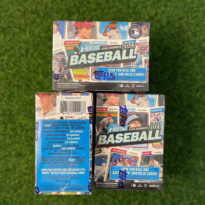 全新現貨 2023 Topps Heritage High Number MLB Blaster 棒球卡盒
