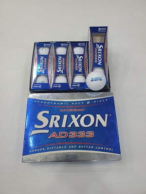 全新品SRIXON AD333 高爾夫球 一盒共12顆 Scotty sim2 STEALTH M6 AD333