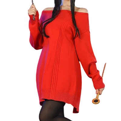 SPY×FAMILY 間諜家家酒 Yor Forger Cosplay 動漫服裝紅色毛衣裙裝扮 聖誕節