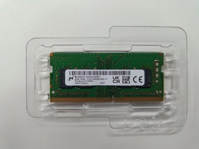 美光 Micron DDR4 8GB PC4 3200 So-Dimm 8G 筆記型 NB 筆電 RAM 記憶體