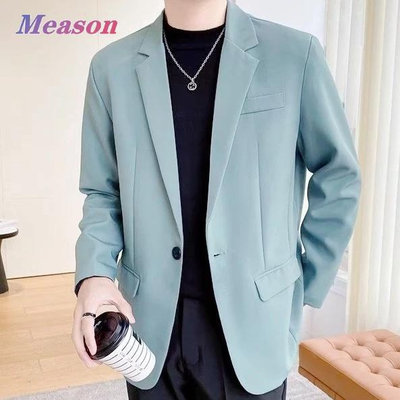 Meason 男士夏季西裝外套修身西裝外套 Oversized 男裝满599免運