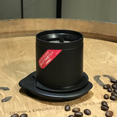 ‧瓦莎咖啡‧ HARIO CFOD1B V60免濾紙黑色環保濾杯 1-2杯用