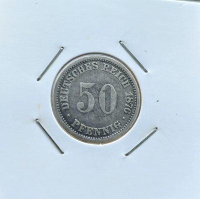 德國50芬尼銀幣33432
