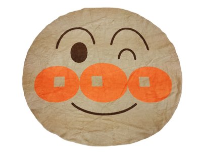 [現貨]麵包超人大浴巾 Anpanman不規則造型 異型地毯墊沙灘巾 運動健身巾獨特生日交換禮物