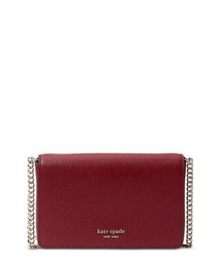 【kate spade】新款 Spencer Crossbody 防刮皮革 側背包 斜背包 紅色