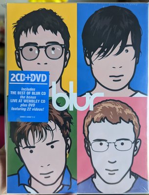 BLUR -  The Best Of 2CD+DVD(限量精裝版全新未拆封)