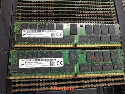 鎂光原裝 32G 2RX4 PC4-2400T 伺服器記憶體 32G DDR4 2400 ECC REG
