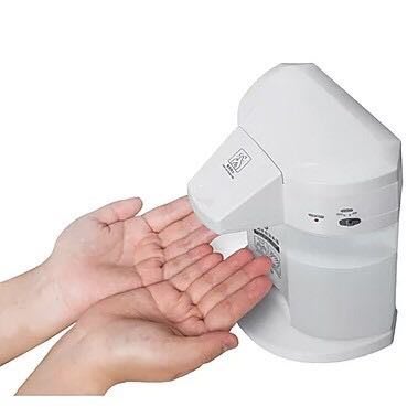 台灣製保固可調節大容量紅外線自動感應手指手部酒精消毒機消毒器乾洗手機噴霧機