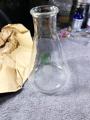 日本老件TENSHIANG GLASS.CO實驗室燒杯量杯250CC