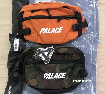【超搶手】全新正品 現貨 2018 最新款 Palace Bun Bag 側背包 腰包 迷彩 橘色